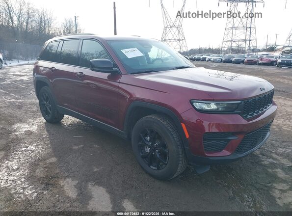 1C4RJHAG8SC295221 2025 JEEP GRAND CHEROKEE Бордовый Передняя правая четверть