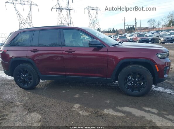 1C4RJHAG8SC295221 2025 JEEP GRAND CHEROKEE Бордовый Панорамный вид салона 360°