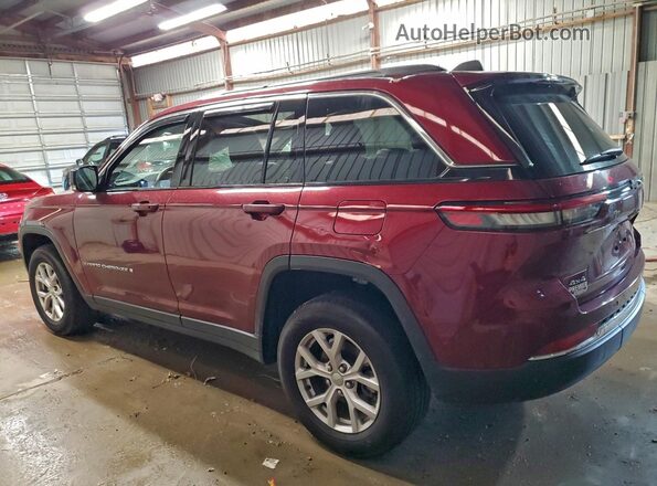 1C4RJHBG2N8540861 2022 JEEP GRAND Бордовый Задняя левая четверть