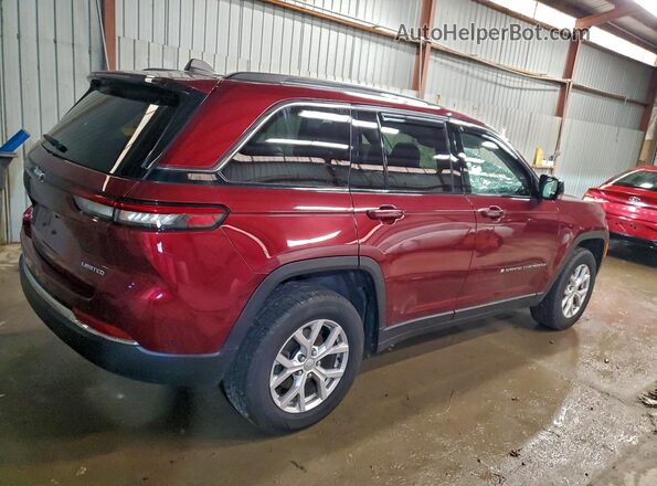 1C4RJHBG2N8540861 2022 JEEP GRAND Бордовый Задняя правая четверть
