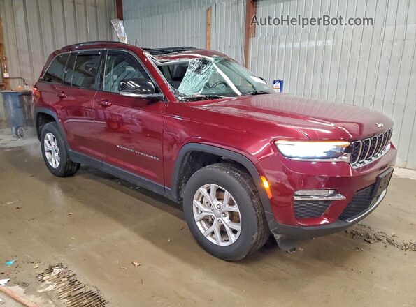 1C4RJHBG2N8540861 2022 JEEP GRAND Бордовый Передняя правая четверть