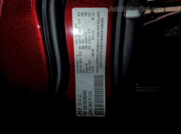 1C4RJHBG2N8540861 2022 JEEP GRAND Бордовый Панорамный вид салона 360°