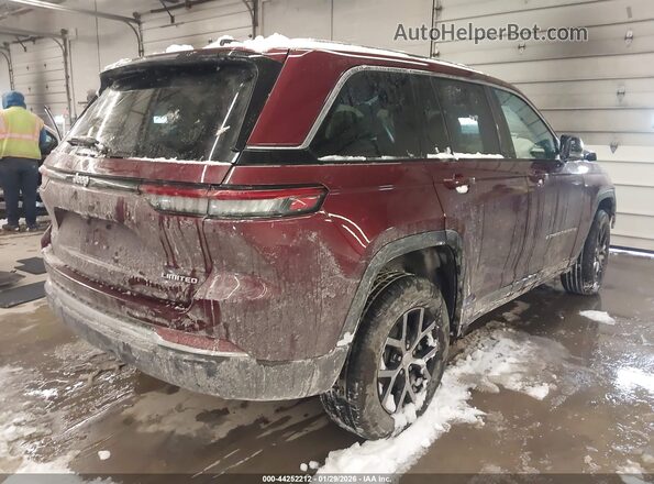 1C4RJHBG6SC339876 2025 JEEP GRAND CHEROKEE Красный Задняя правая четверть