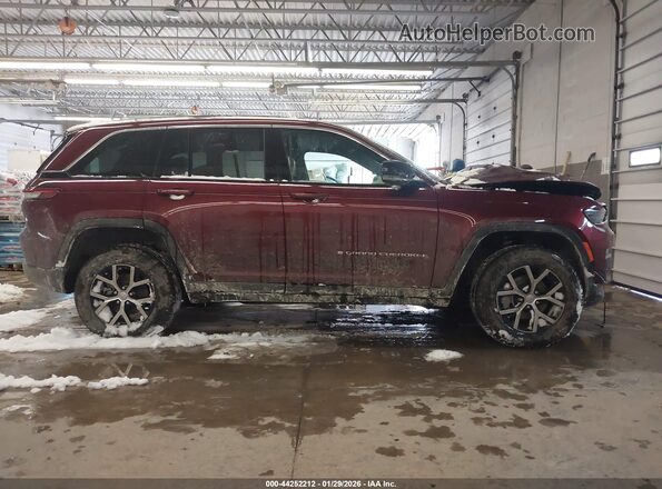 1C4RJHBG6SC339876 2025 JEEP GRAND CHEROKEE Красный Панорамный вид салона 360°
