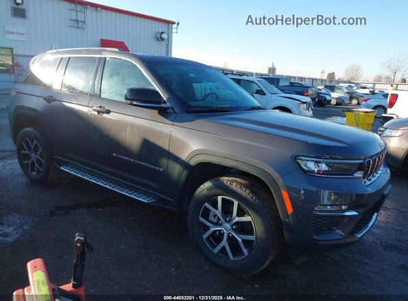 1C4RJHBGXRC256381 2024 JEEP GRAND CHEROKEE Серый Передняя правая четверть