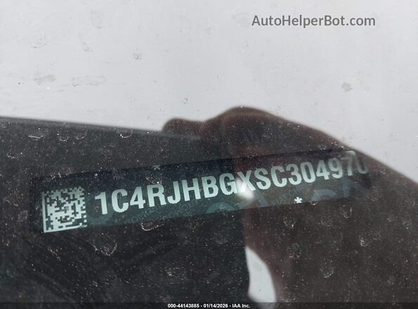 1C4RJHBGXSC304970 2025 JEEP GRAND CHEROKEE Белый 