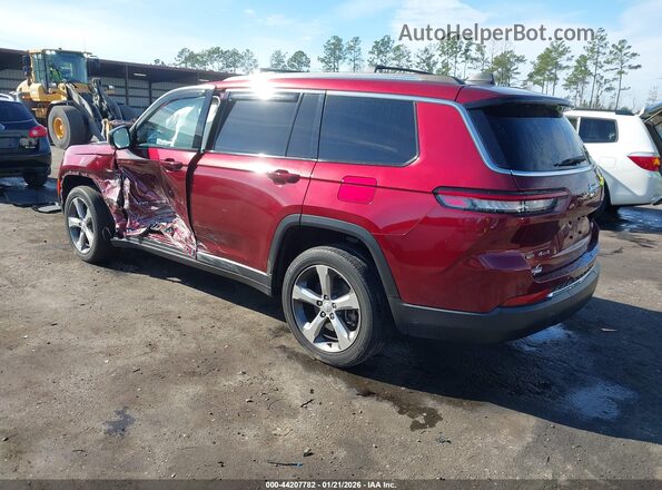 1C4RJKBG0M8108829 2021 JEEP GRAND CHEROKEE L Красный Задняя левая четверть
