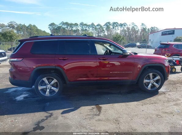 1C4RJKBG0M8108829 2021 JEEP GRAND CHEROKEE L Красный Вид задней части салона
