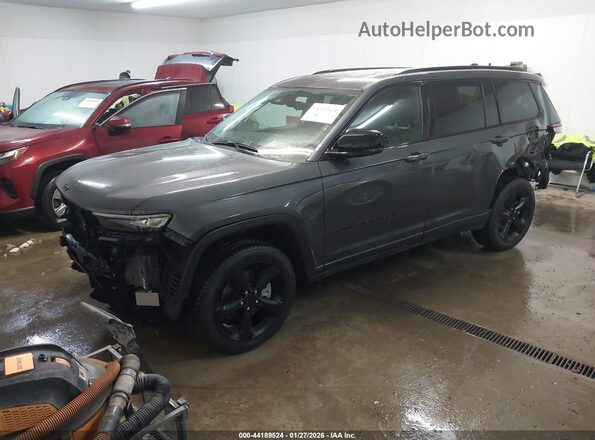 1C4RJKBG1S8737206 2025 JEEP GRAND CHEROKEE L Gray Передня ліва чверть