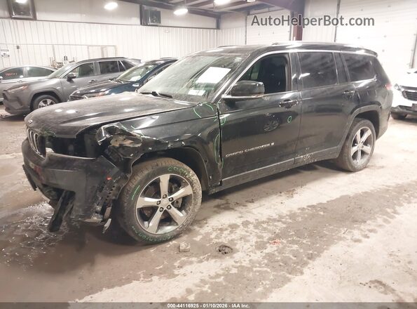 1C4RJKBG2M8168224 2021 JEEP GRAND CHEROKEE L Black Przód lewy