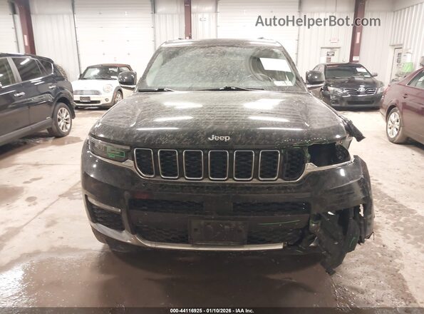 1C4RJKBG2M8168224 2021 JEEP GRAND CHEROKEE L Black Widok zestawu wskaźników