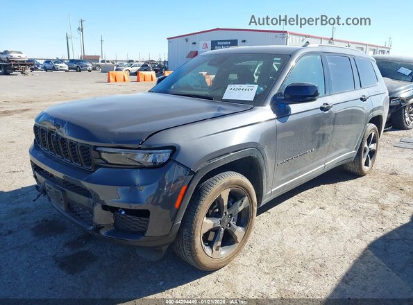 1C4RJKBG2R8553001 2024 JEEP GRAND CHEROKEE L Серый Передняя левая четверть