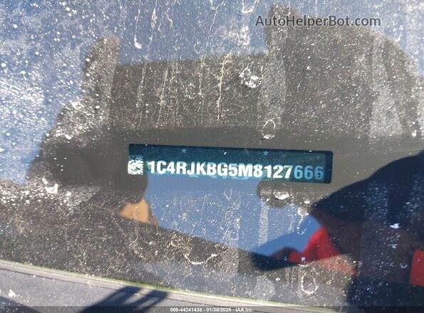 1C4RJKBG5M8127666 2021 JEEP GRAND CHEROKEE L Черный Вид подкапотного пространства