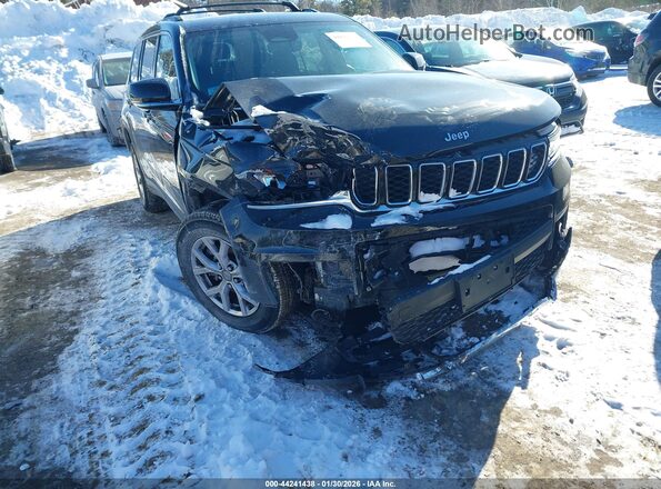 1C4RJKBG5M8127666 2021 JEEP GRAND CHEROKEE L Черный Вид спереди