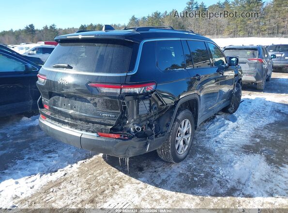 1C4RJKBG5M8127666 2021 JEEP GRAND CHEROKEE L Черный Задняя правая четверть