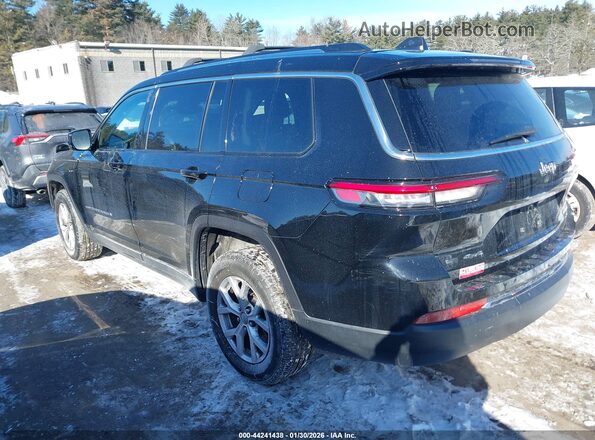 1C4RJKBG5M8127666 2021 JEEP GRAND CHEROKEE L Черный Задняя левая четверть