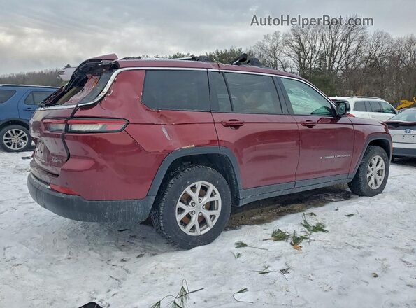 1C4RJKBG5N8587332 2022 JEEP GRAND Maroon Tył prawy