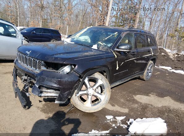 1C4RJKBG6P8744403 2023 JEEP GRAND CHEROKEE L Фиолетовый Передняя левая четверть