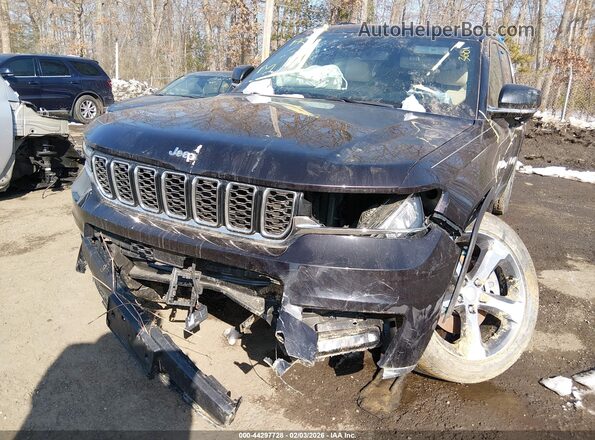1C4RJKBG6P8744403 2023 JEEP GRAND CHEROKEE L Фиолетовый Вид спереди