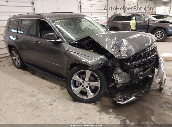 1C4RJKBG9M8190642 2021 JEEP GRAND CHEROKEE L Черный Передняя правая четверть
