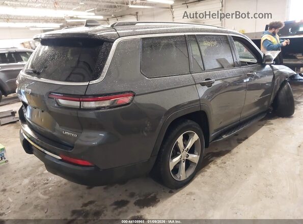 1C4RJKBG9M8190642 2021 JEEP GRAND CHEROKEE L Черный Задняя правая четверть