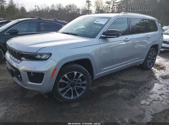 1C4RJKDG2N8511192 2022 JEEP GRAND CHEROKEE L Silver Przód lewy