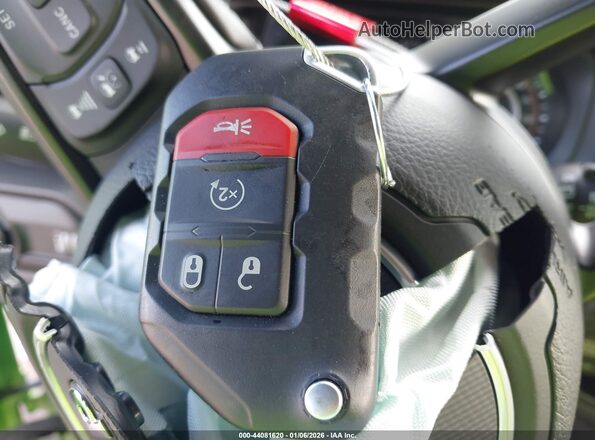 1C4RJXFN9SW533450 2025 JEEP WRANGLER Green Вид панелі приладів