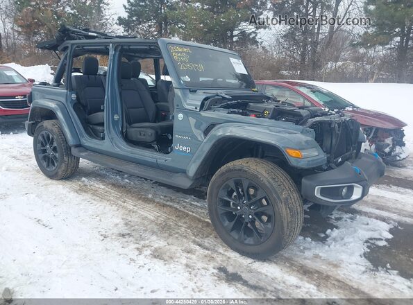 1C4RJXP6XRW203754 2024 JEEP WRANGLER Серый Передняя правая четверть