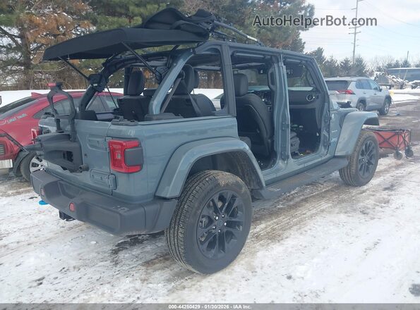 1C4RJXP6XRW203754 2024 JEEP WRANGLER Серый Задняя правая четверть