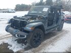 2024 Jeep Wrangler 4xe Sahara 4xe Серый vin: 1C4RJXP6XRW203754