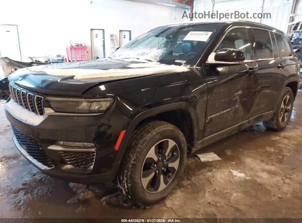 1C4RJYB61PC649335 2023 JEEP GRAND CHEROKEE 4XE Черный Передняя левая четверть