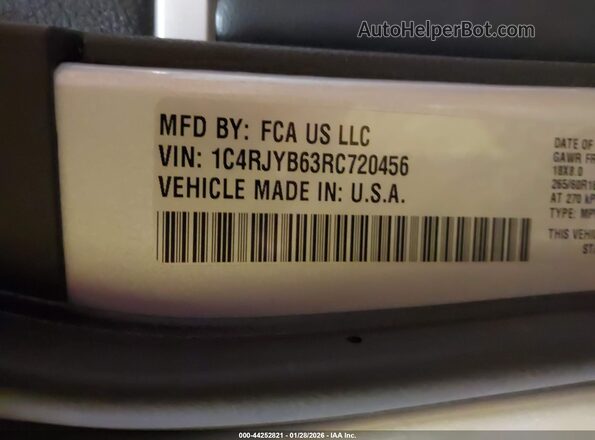 1C4RJYB63RC720456 2024 JEEP GRAND CHEROKEE 4XE Серебряный Вид подкапотного пространства