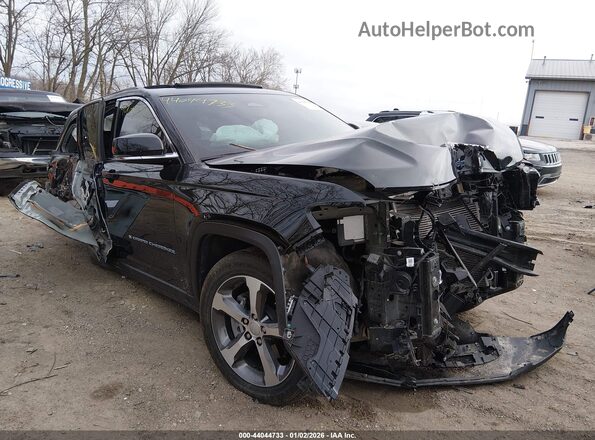 1C4RJYB67N8748290 2022 JEEP GRAND CHEROKEE 4XE Black Przód prawy