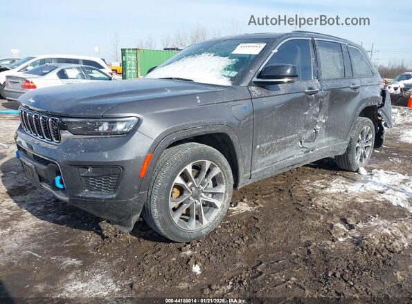 1C4RJYD69PC633784 2023 JEEP GRAND CHEROKEE 4XE Черный Передняя левая четверть