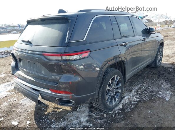 1C4RJYD69PC633784 2023 JEEP GRAND CHEROKEE 4XE Черный Задняя правая четверть