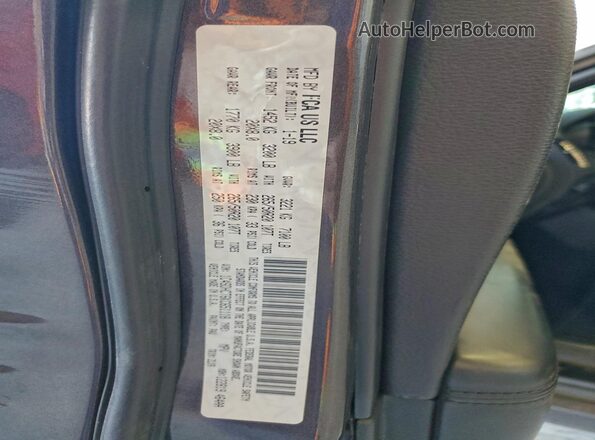 1C4SDHCT6KC651118 2019 DODGE DURANGO Серый Вид наклейки с VIN-кодом