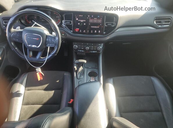 1C4SDJCT2MC822859 2021 DODGE DURANGO Black Вид панелі приладів