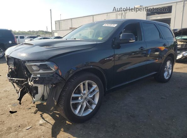1C4SDJCT2MC822859 2021 DODGE DURANGO Black Передня ліва чверть