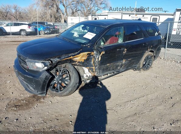 1C4SDJCT8GC446852 2016 DODGE DURANGO Black Przód lewy