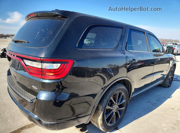 1C4SDJCT8HC857279 2017 DODGE DURANGO Black Tył prawy