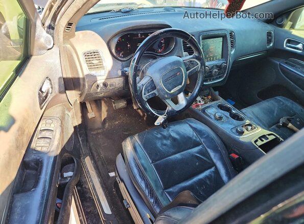 1C4SDJCT8HC857279 2017 DODGE DURANGO Black Widok deski rozdzielczej