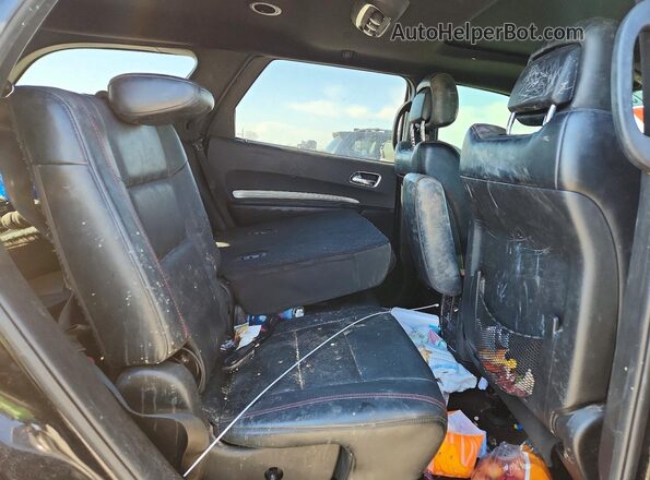 1C4SDJCT8HC857279 2017 DODGE DURANGO Black Widok wnętrza z tyłu