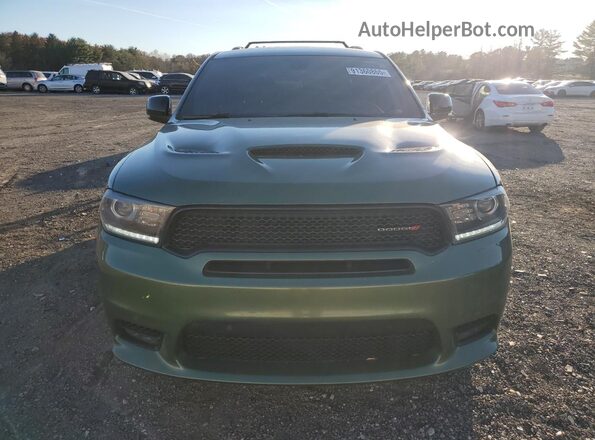 1C4SDJCTXLC380637 2020 DODGE DURANGO Зеленый Вид спереди