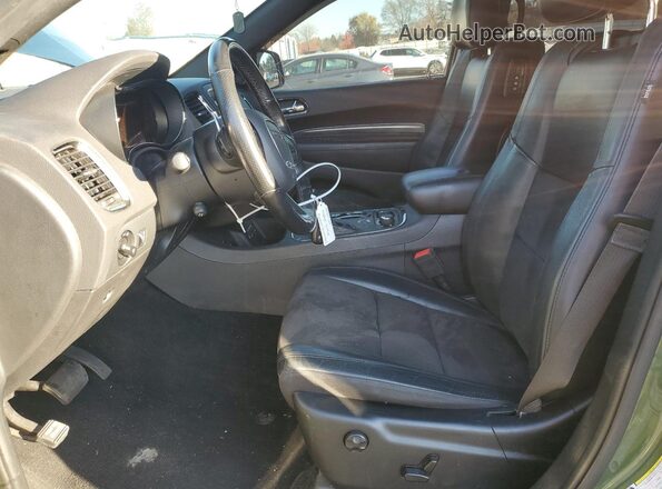 1C4SDJCTXLC380637 2020 DODGE DURANGO Зеленый Вид салона спереди