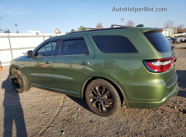 1C4SDJCTXLC380637 2020 DODGE DURANGO Зеленый Задняя левая четверть