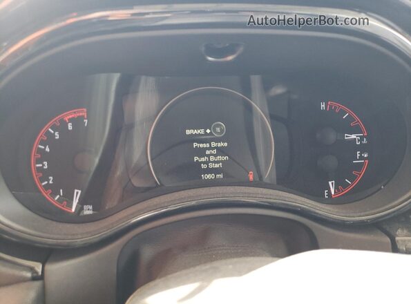 1C4SDJFT0SC527736 2025 DODGE DURANGO Black Вид щитка приладів