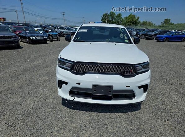 1C4SDJFTXPC692071 2023 DODGE DURANGO Белый Вид спереди