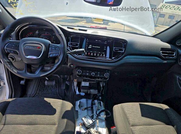 1C4SDJFTXPC692071 2023 DODGE DURANGO Белый Вид щитка приборов