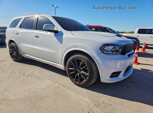 1C4SDJGJ3JC239799 2018 DODGE DURANGO Белый Передняя правая четверть