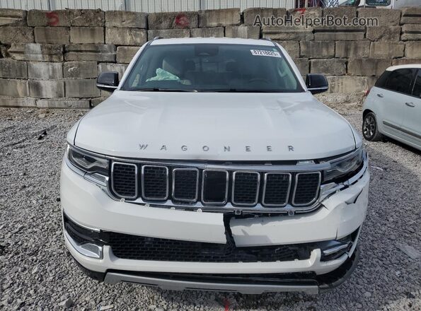 1C4SJSBP2PS563674 2023 JEEP WAGONEER Белый Вид спереди